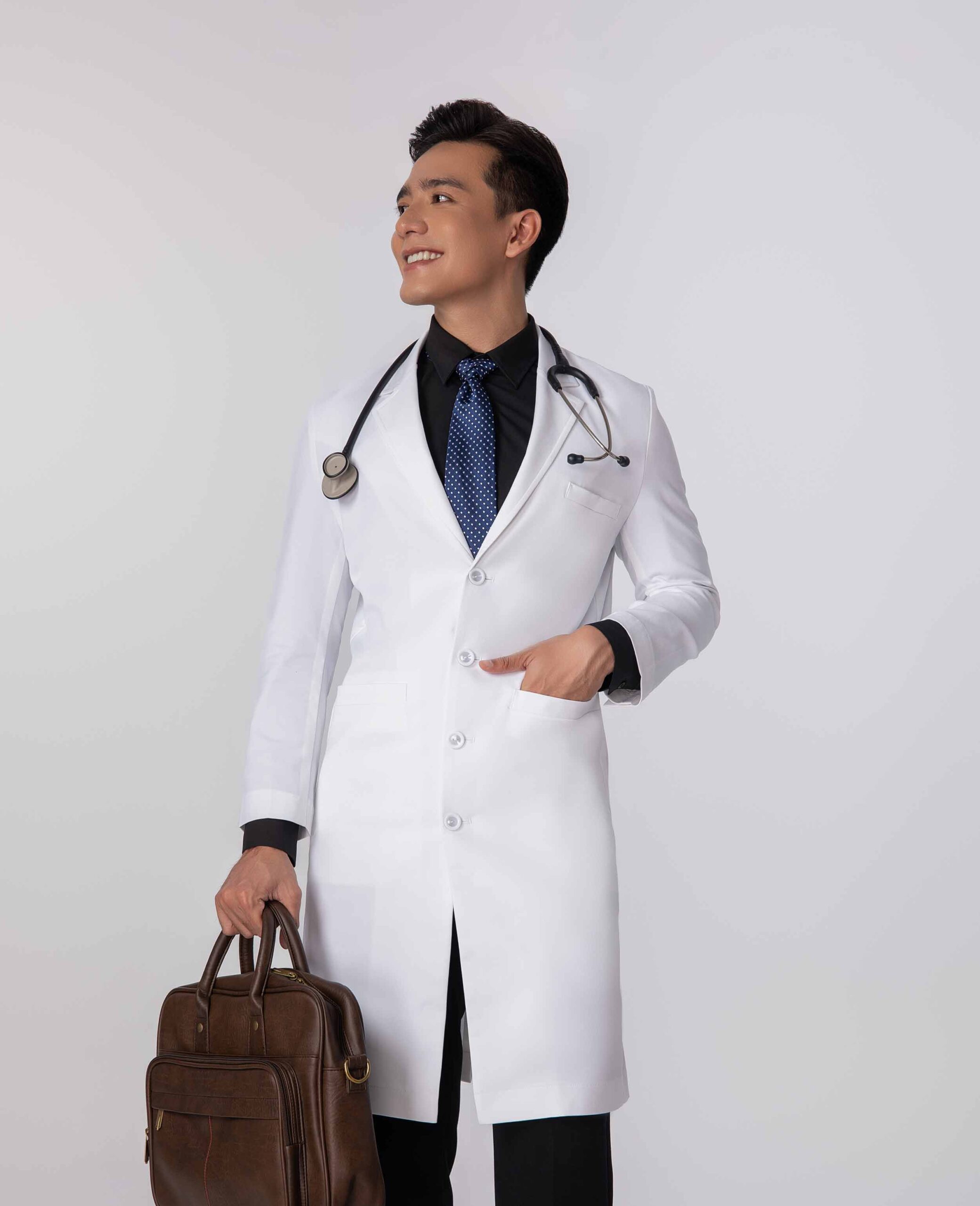 Lab coat Nam JS (mẫu Nhật)