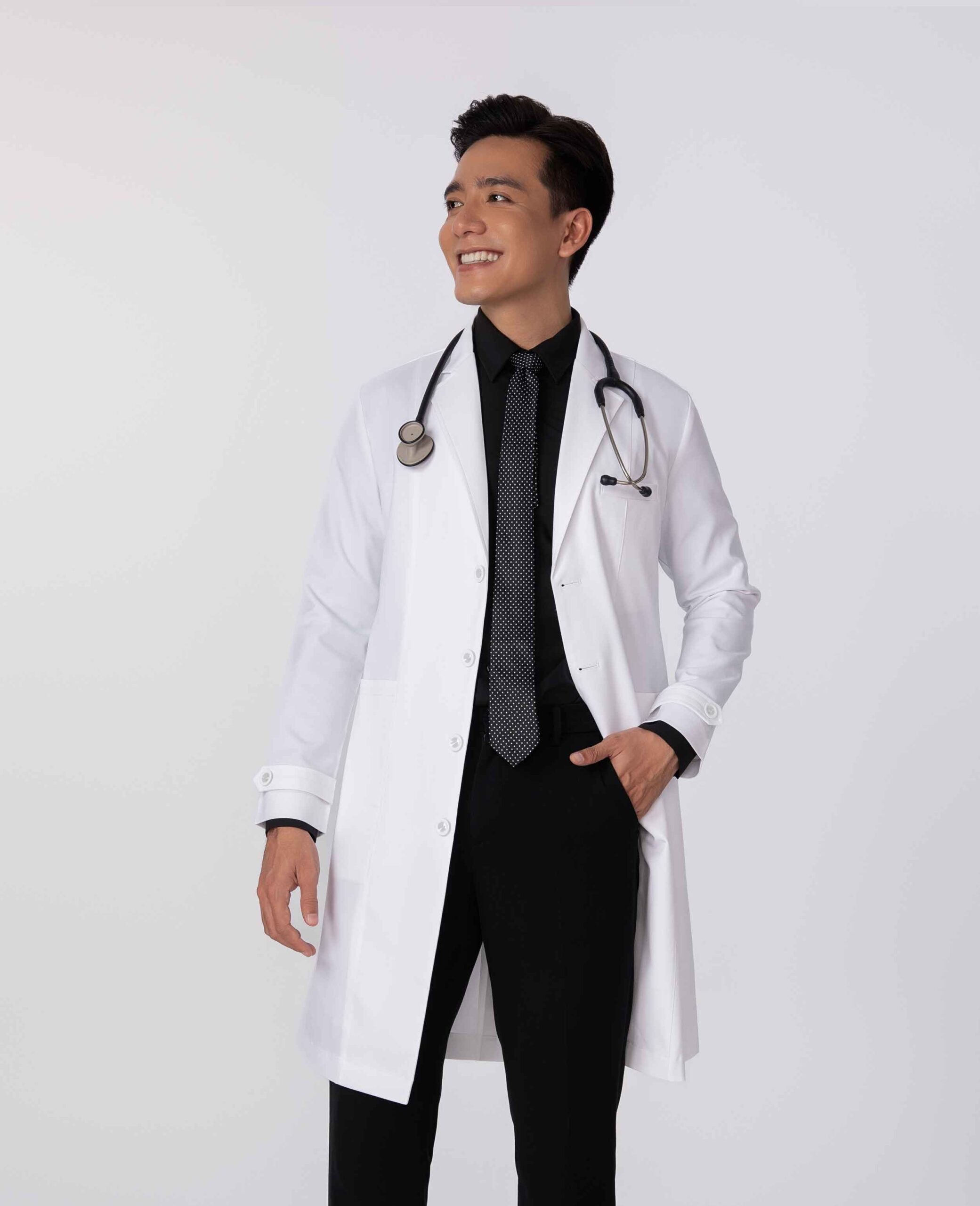 Lab coats Nam KS (mẫu Hàn) - Hình ảnh 2