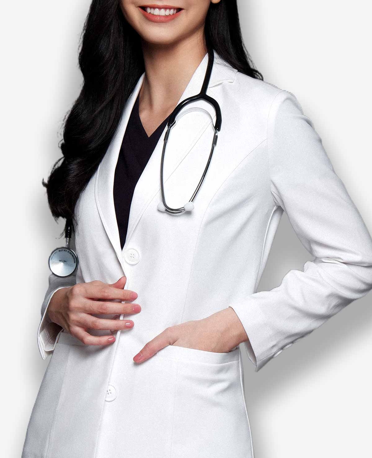 Lab coat JS - Nữ (mẫu Nhật) - Hình ảnh 4